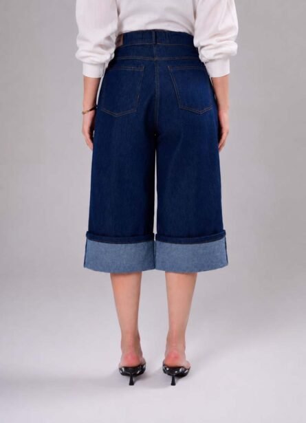 High-Waist Wide Leg Jorts - Image 10
