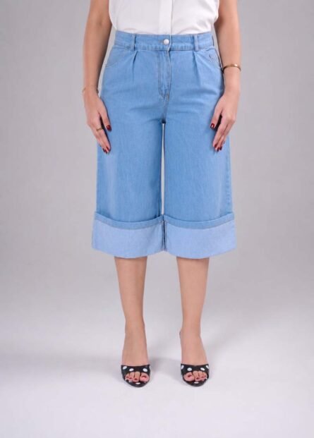 High-Waist Wide Leg Jorts - Image 6