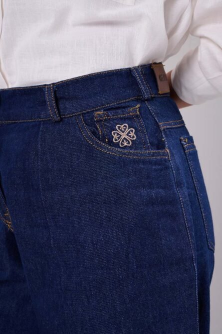 High-Waist Wide Leg Jorts - Image 2